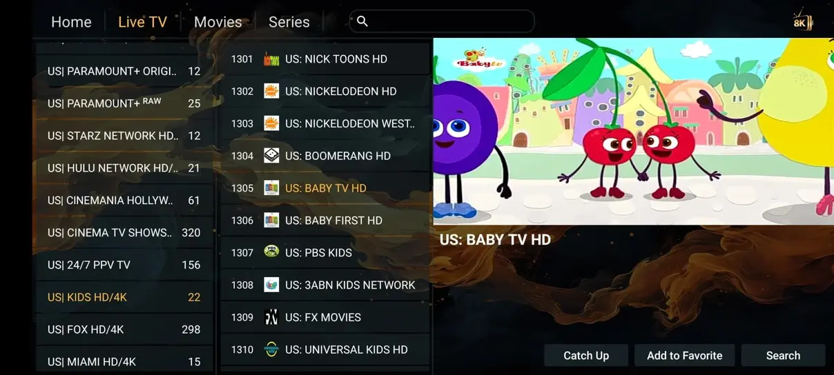 Iptvmiami application streaming interface dashboard preview 3
