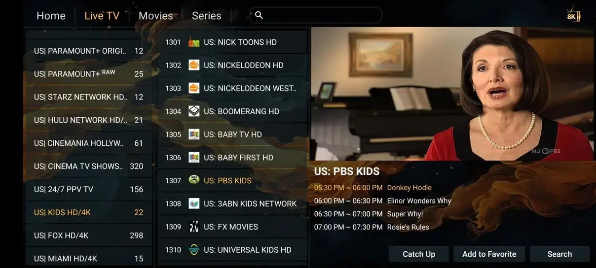 Iptvmiami application streaming interface dashboard preview 4