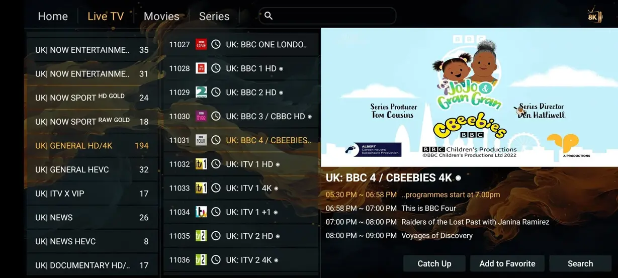 Iptvmiami application streaming interface dashboard preview 6