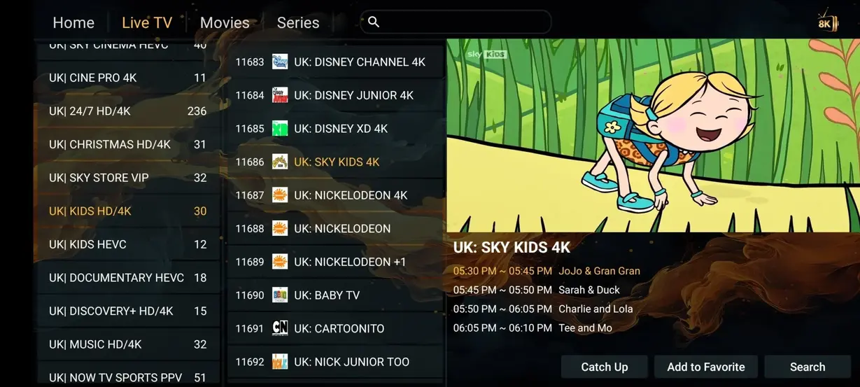Iptvmiami application streaming interface dashboard preview 8